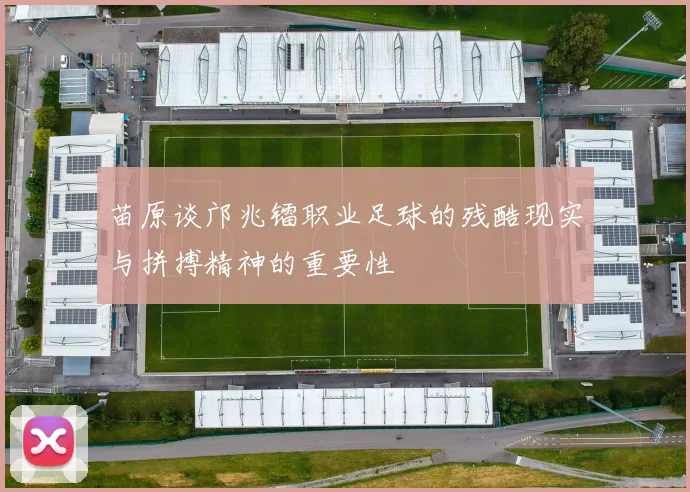 苗原谈邝兆镭职业足球的残酷现实与拼搏精神的重要性
